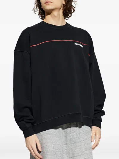 Dsquared2 Logo Sweatshirt In Blue