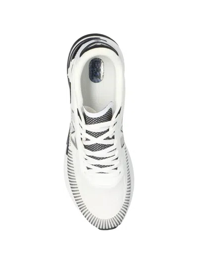 Ea7 Sneaker In Breathable Technical Fabric In White
