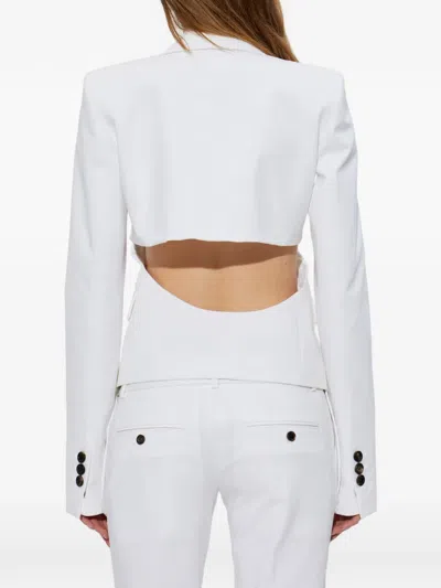 Dsquared2 Single-breasted Blazer In White