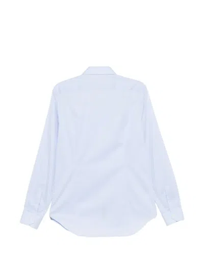 Corneliani Striped Shirt In Blue
