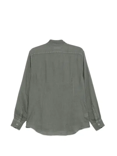 Corneliani Buttoned Shirt In Gray