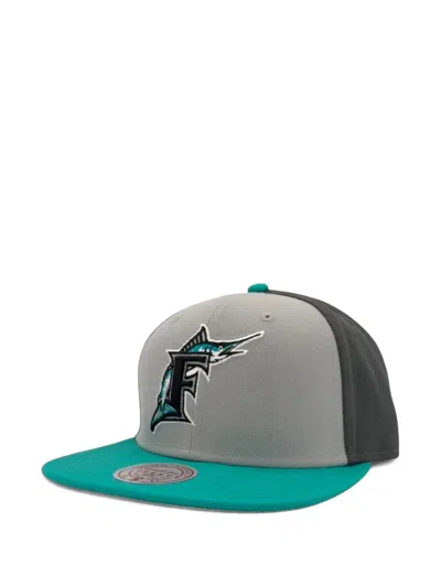 Mitchell & Ness Marlins Cap In Brown