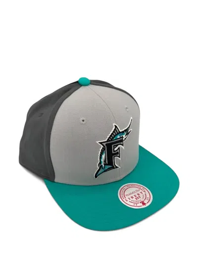 Mitchell & Ness Marlins Cap In Brown