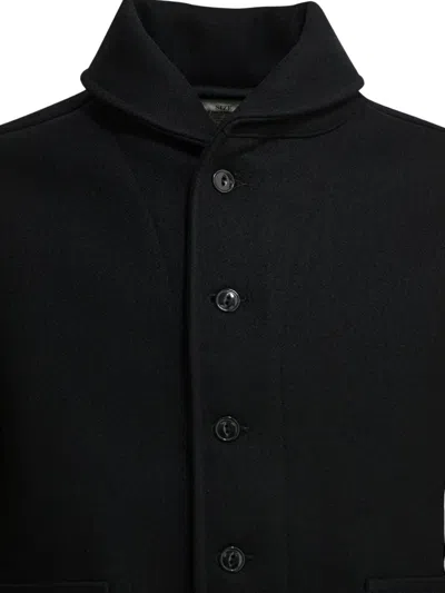 Buzz Rickson's Wool Bomber Jacket Jackets And Coats Black In Black