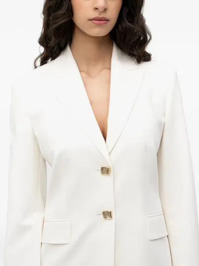 Hugo Boss Asmalla Buttoned Blazer In Neutral