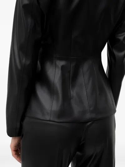 Hugo Boss Buttoned Jacket In Black