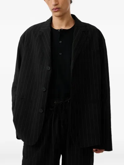 Studio Nicholson Sorst Three-button Jacket In Black
