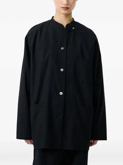 Studio Nicholson Hadar Button Patch Pocket Jacket In Black