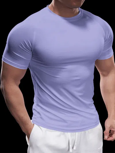 Fioboc Performancepro Active Crew Neck Tee In Purple