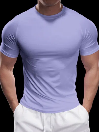 Fioboc Performancepro Active Crew Neck Tee In Purple
