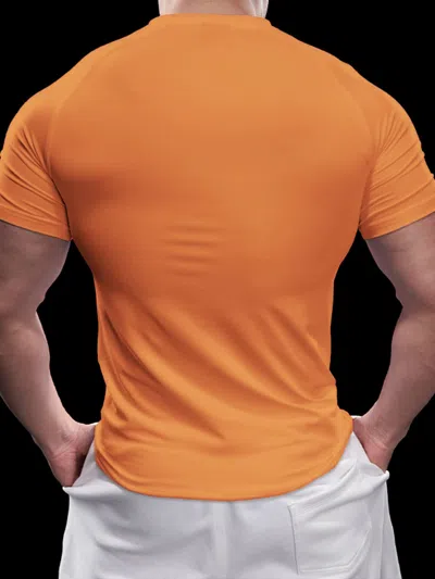 Fioboc Performancepro Active Crew Neck Tee In Orange