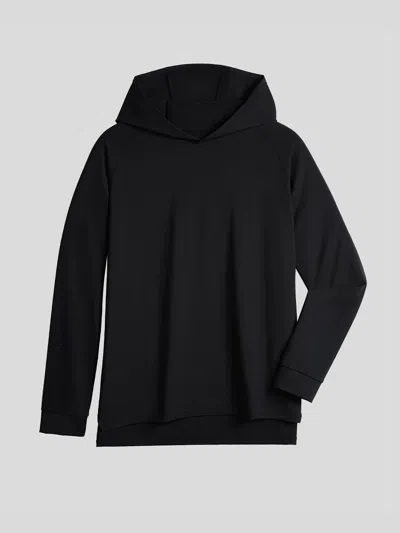 Fioboc Smoothblend Split Hem Hoodie In Black