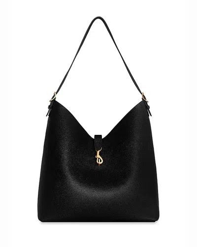 Rebecca Minkoff Megan Leather Hobo Bag In Black