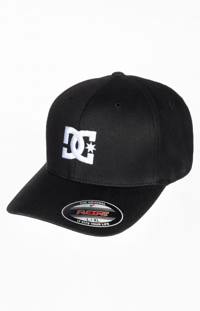 Dc Shoes Cap Star 2 Stretch Fit Hat In Black In Gray