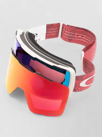 Oakley Sunglasses Adjustable Strap Interchangeable Lenses Wide View In Pattern