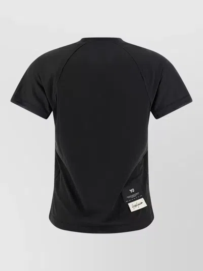 Y-3 Polyester W Run T-shirt In Black