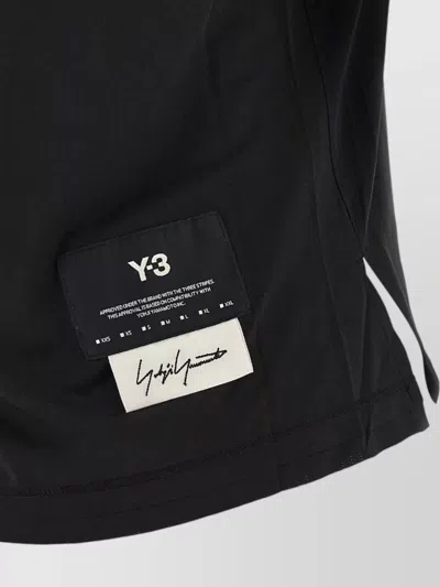Y-3 Polyester W Run T-shirt In Black