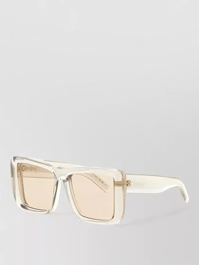 Saint Laurent Sl 900 Howl Rectangular Transparent Frame Sunglasses In Pattern