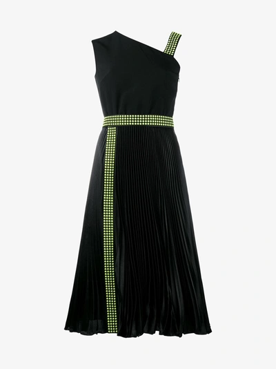 Shop Christopher Kane Studded One Shoulder Dress