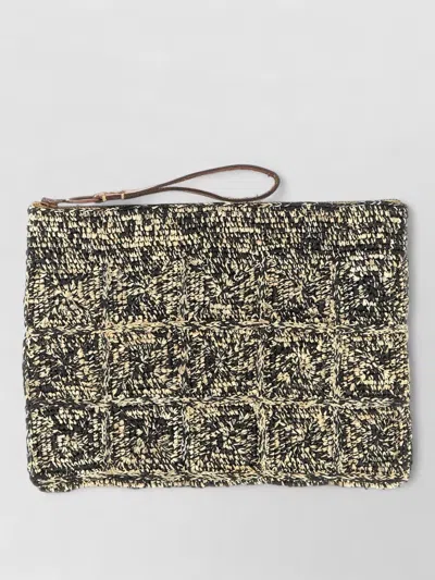Ibeliv Tanala Clutch Bag Rectangular Shape Wrist Strap In Green