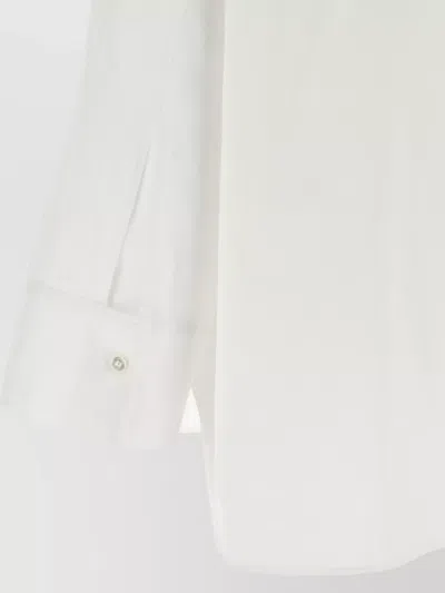 Alberto Biani White Oversized Solid Shirt In White