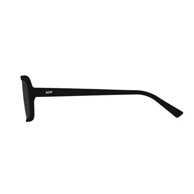 Messyweekend Burt Sunglasses Black Grey In Black