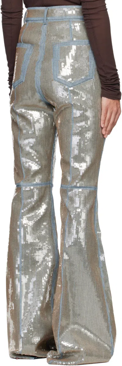 Rick Owens Jeans Bootcut In Neutral