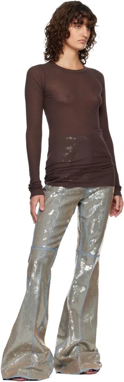 Rick Owens Jeans Bootcut In Neutral