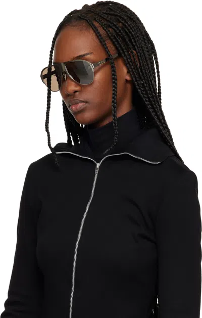 Givenchy Silver ' Bold' Sunglasses In Gray