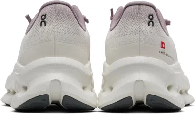 On Running Cloudtilt Lightweight Womans Sneakers In Beige And Violet In Pink