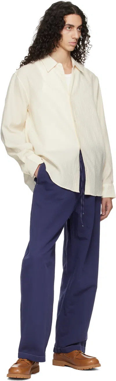 Studio Nicholson Buttoned Shirt In White