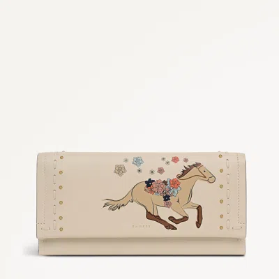 Radley London Radley Kentucky Derby Spring 2026 Large Flapover Wallet In Pink