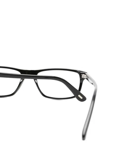 Tom Ford Rectangle-frame Glasses In Black