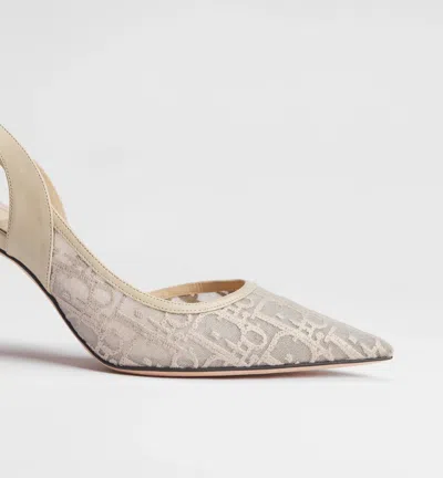 Dior Aable Slingback Pump In Neutral