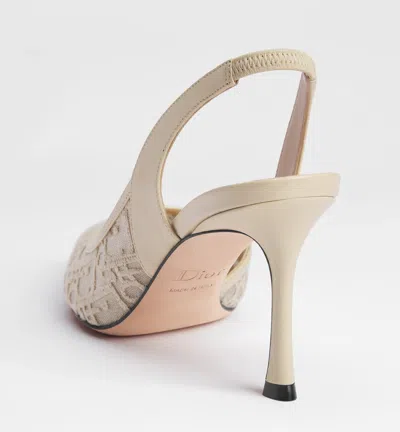 Dior Aable Slingback Pump In Neutral