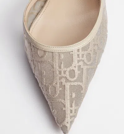 Dior Aable Slingback Pump In Neutral