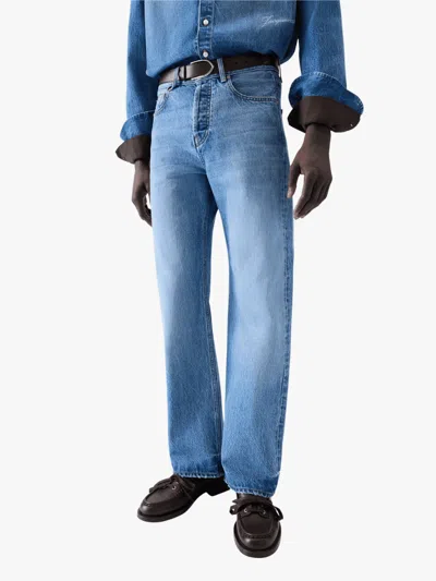 Jacquemus Multi-pocket Jeans In Blue