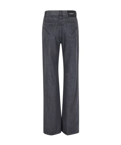 Dondup Belt Loop Jeans In Brown