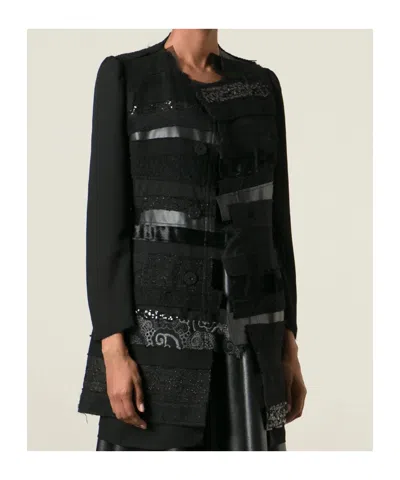 Junya Watanabe Single Breasted Blazer In Black