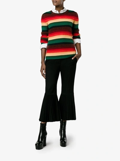 Shop Stella Mccartney 'strong Lines' Trousers