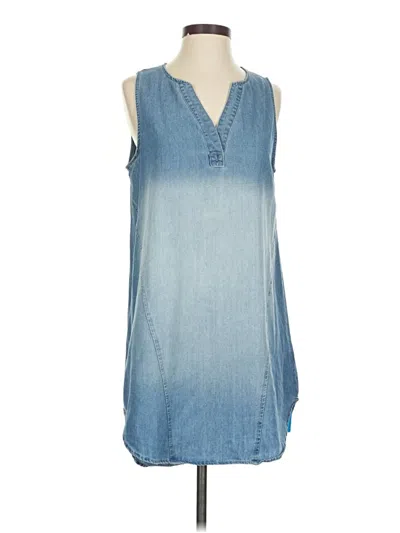 Cupshe Easy Moves Denim Mini Dress In Blue