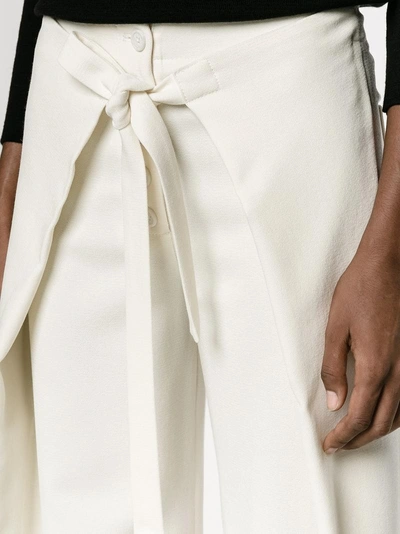 Shop Proenza Schouler Wrap Palazzo Pants