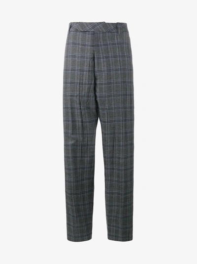 Shop Vetements Checked Trousers