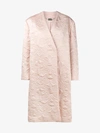 ALEXANDER MCQUEEN BUTTERFLY EMBROIDERED COCOON COAT