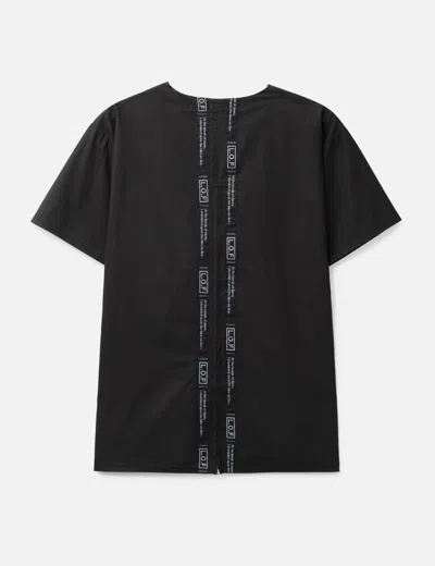 Thisisneverthat Rode Back Zip T-shirt In Black