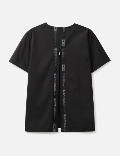 Thisisneverthat Rode Back Zip T-shirt In Black