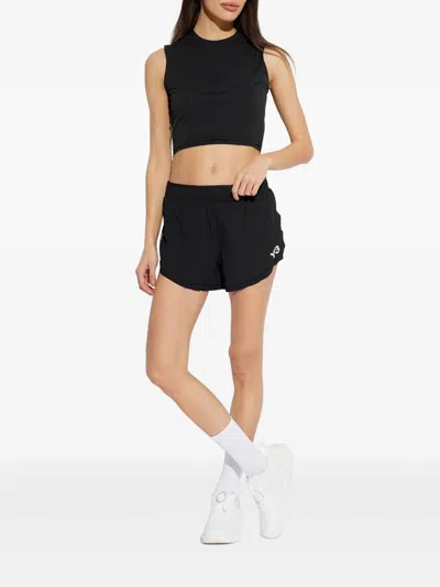 Y-3 Technical Polyamide Bermuda Shorts In Black