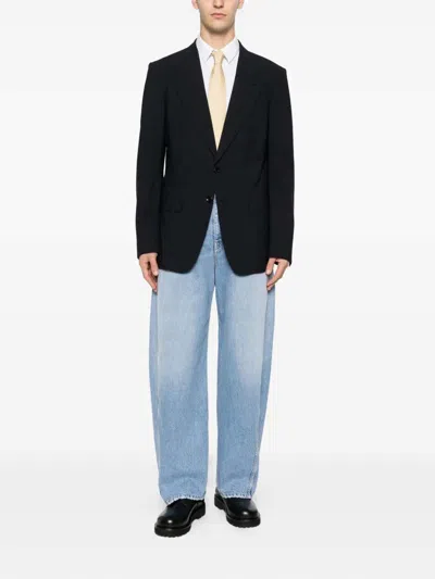Givenchy Jeans With Seams In Blue