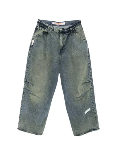 Pdf Front-pleat Jeans In Blue