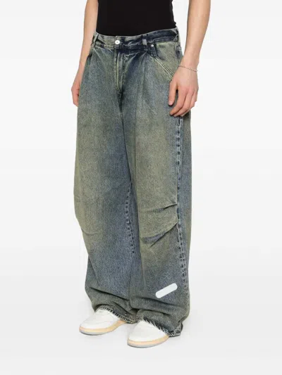 Pdf Front-pleat Jeans In Blue